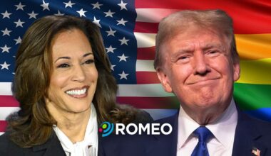 2024 U.S. election poll among users of the LGBT dating website Romeo