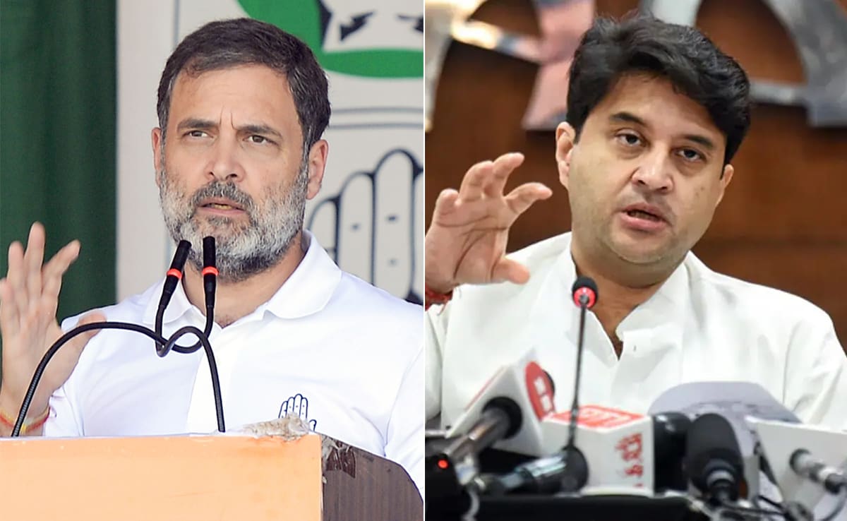 Rahul Gandhi's Remarks Draw Royal Pushback From J Scindia, Cousin Dushyant