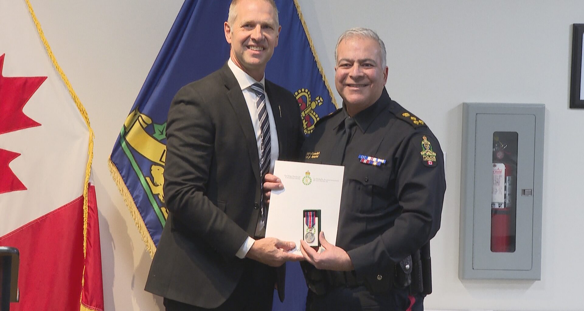 Lethbridge police chief receives King Charles III Coronation Medal - Lethbridge