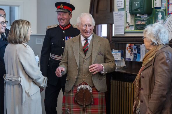 King Charles III Visits The Gate, Clackmannanshire