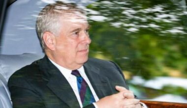 Prince Andrew spotted looking tense at Windsor stables ahead of 65th birthday
