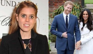 Princess Beatrice follows in Harry and Meghan's footsteps as she gives birth