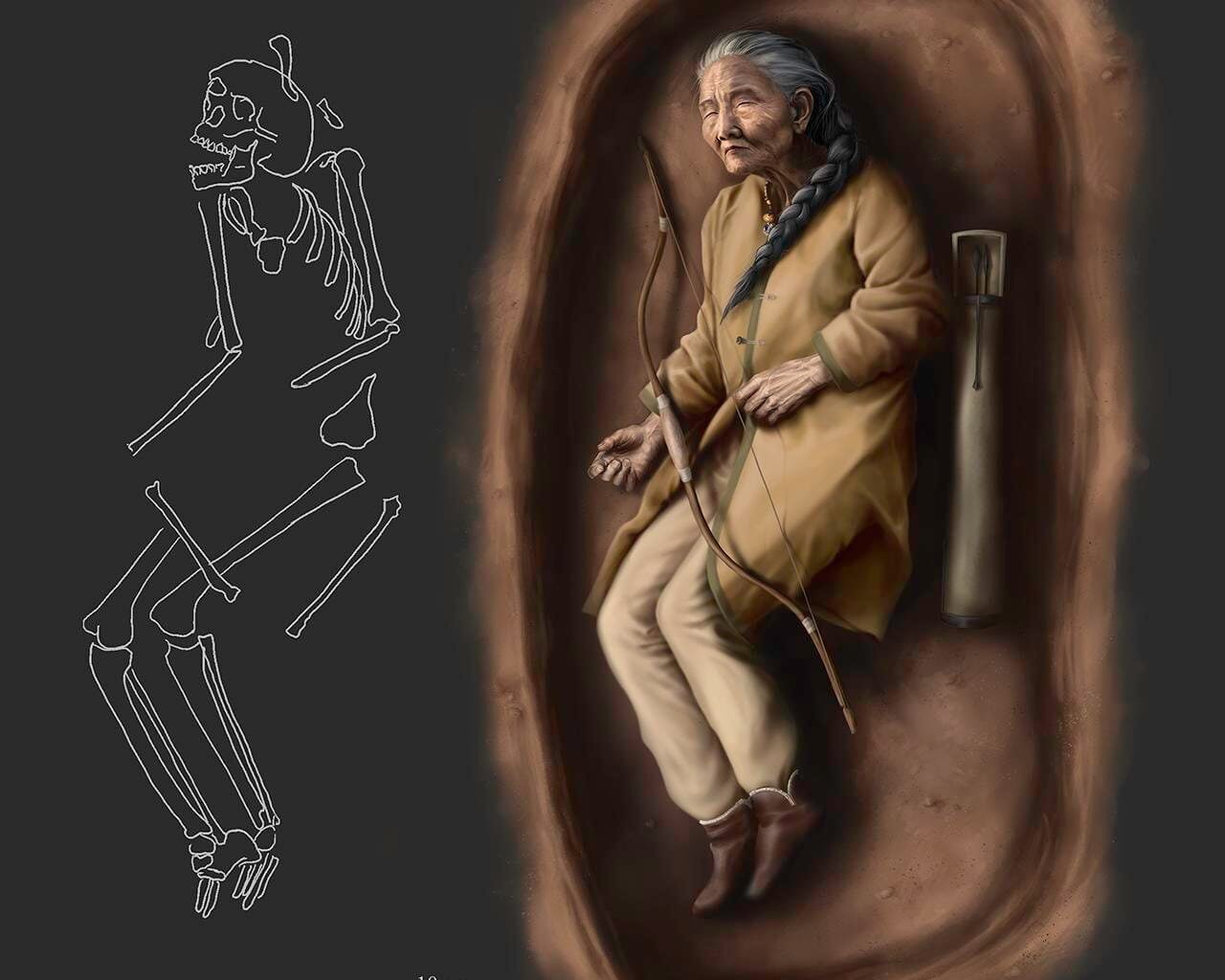 First known medieval female burial with weapons unearthed in Hungary