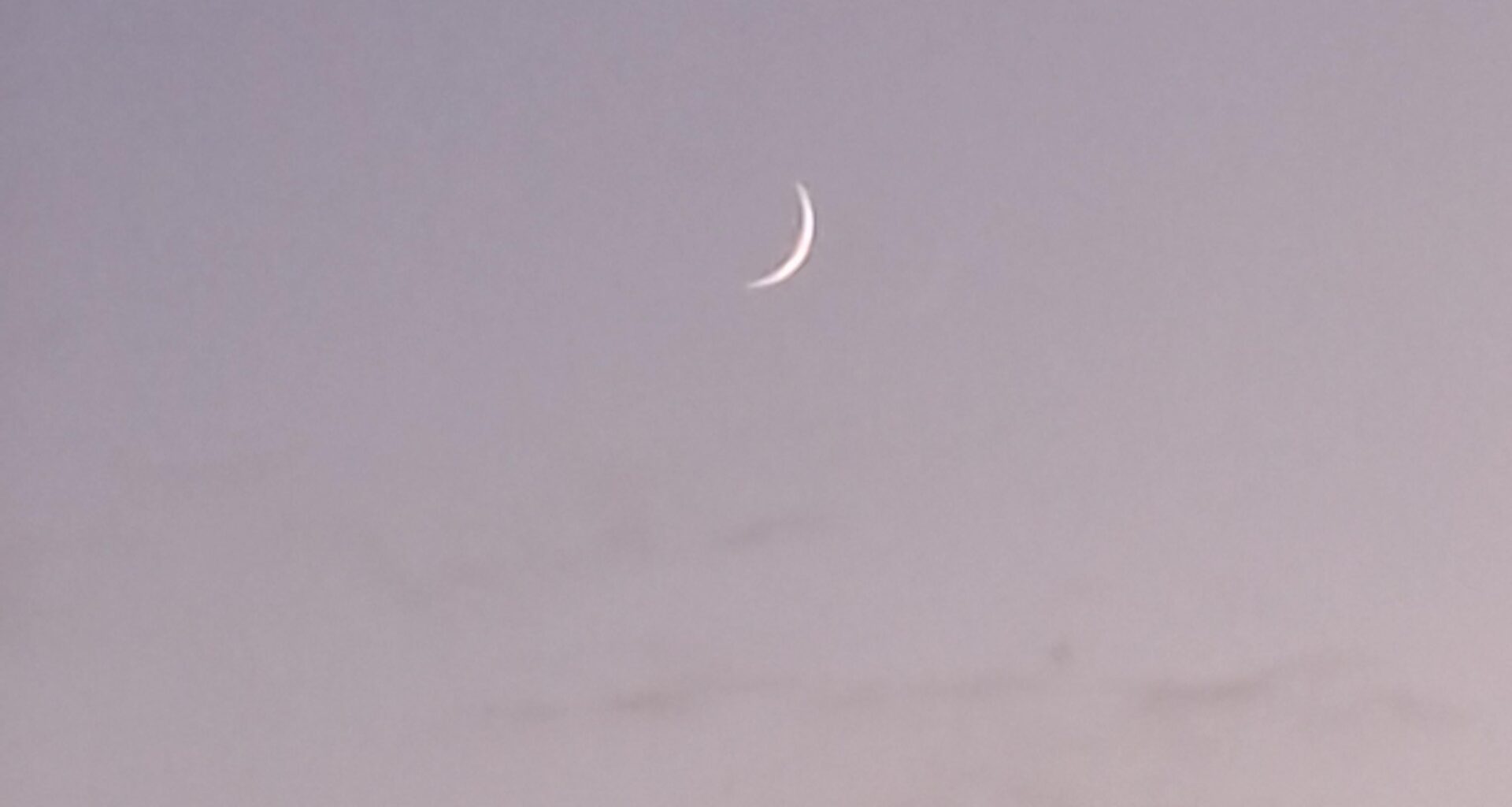 Anybody seen the moon this evening?