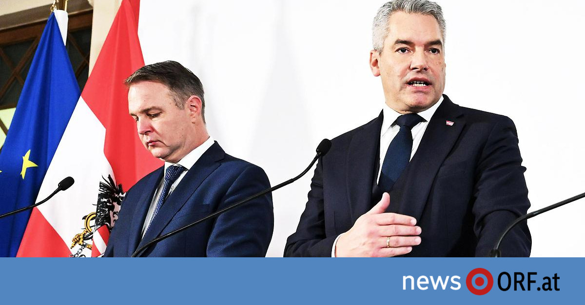 Koalitionsgespräche geplatzt, Nehammer geht - news.ORF.at