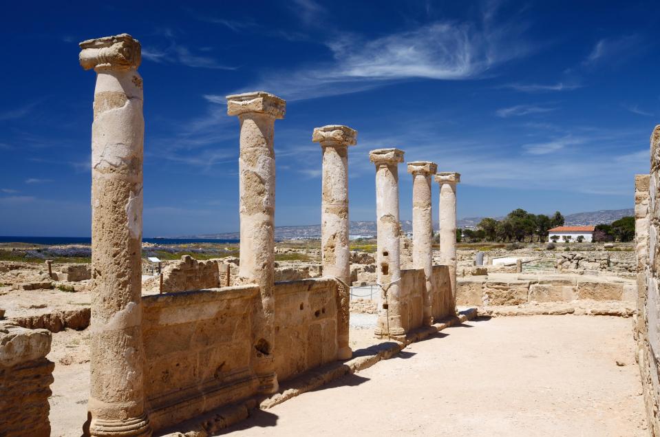 The Tombs of the Kings in Paphos are world famous but no kings were actually buried there