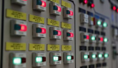 A control room simulator used for training is seen at the Callaway Energy Center, Missouri's only nuclear power plant, Thursday, Oct. 19, 2017, in Reform, Mo. (AP Photo/Jeff Roberson)