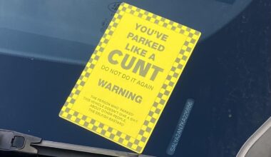 Vigilante traffic warden in Bangor today