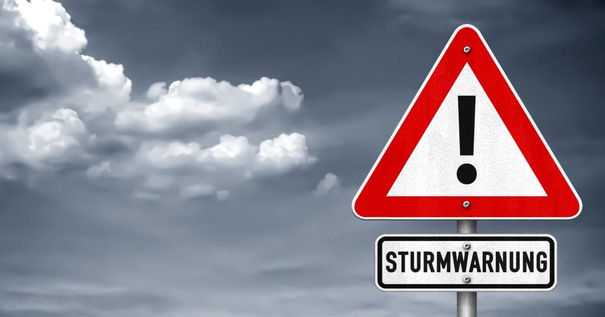 Bitte Vorsicht! - Bis zu 100 km/h: Sturmböen ziehen über Österreich