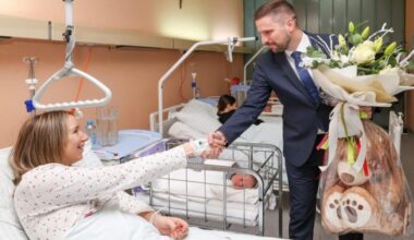 PHOTOS: Croatia’s first baby of 2025 born in Osijek