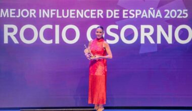 Rocío Osorno recibe el premio a mejor influencer de España 2025: «Que alguien me pellizque»