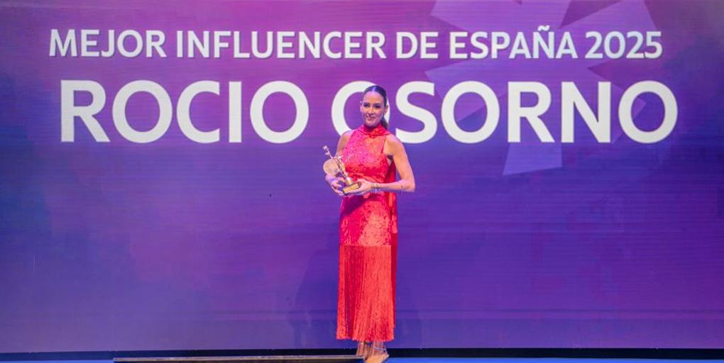 Rocío Osorno recibe el premio a mejor influencer de España 2025: «Que alguien me pellizque»