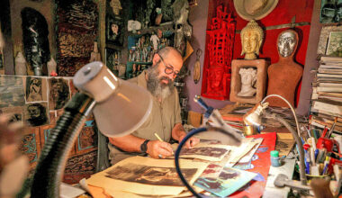 Iranian artist turns rustic district into art hub