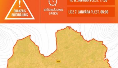 Orange alert: Freezing rain