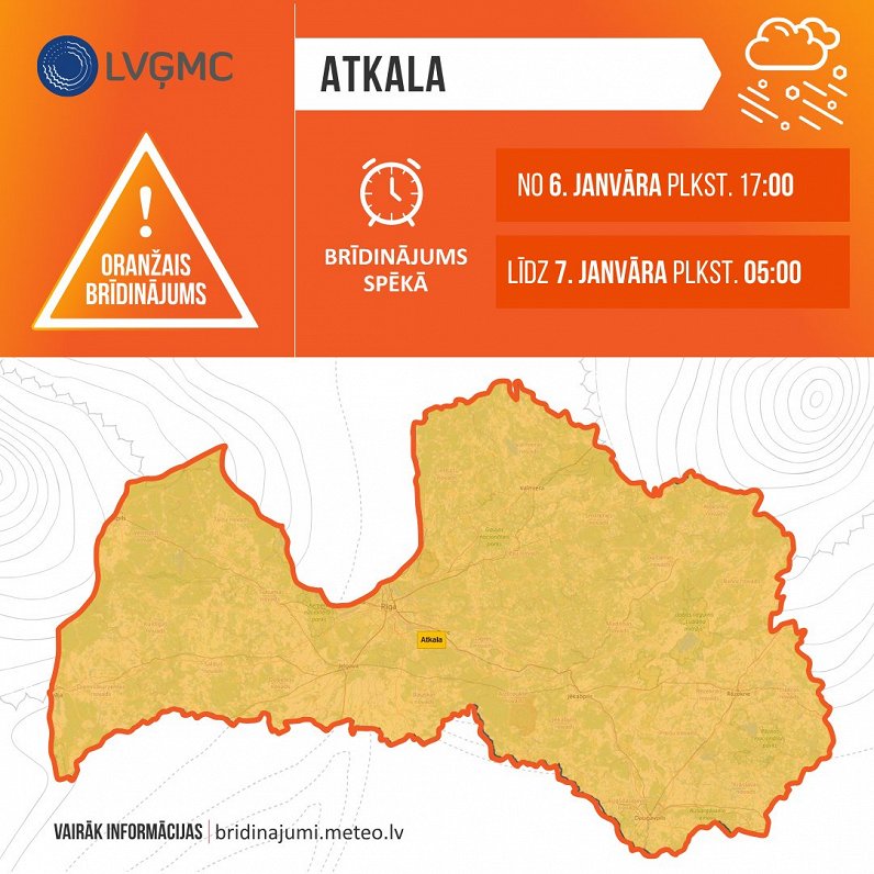 Orange alert: Freezing rain