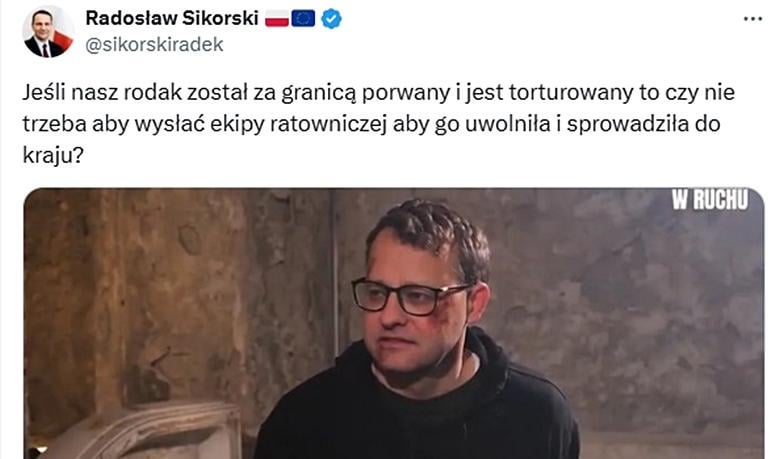 Sikorski proponuje misję ratunkową