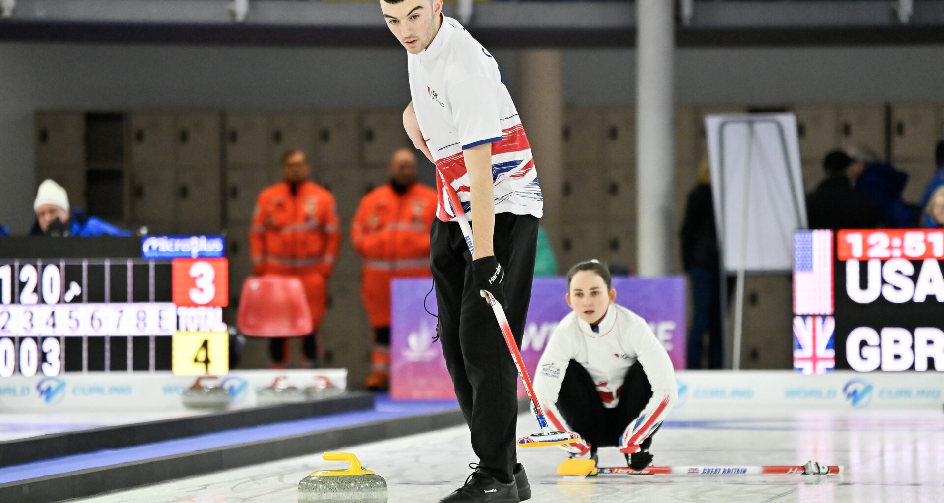 Great Britain's mixed doubles duo starts strong in Torino
