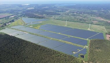 Tārgale solar power park visualization