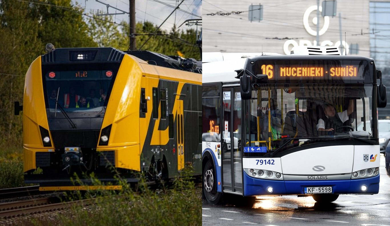 One ticket for trains and public transport in Rīga to be tried this summer / Article