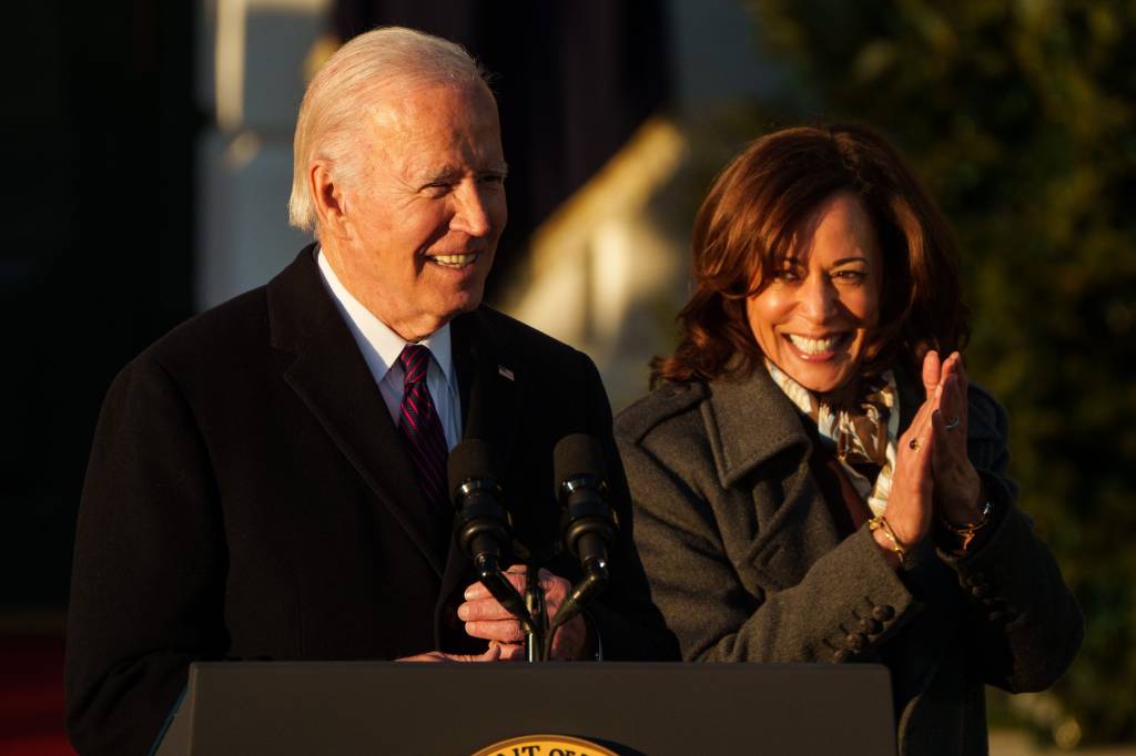 Joe Biden and Kamala Harris