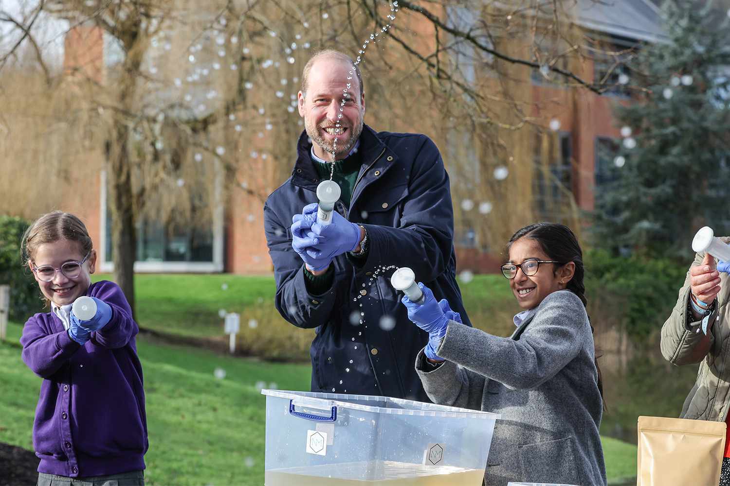 Prince William Visits Recent Earthshot Prize Finalist Alongside Schoolchildren