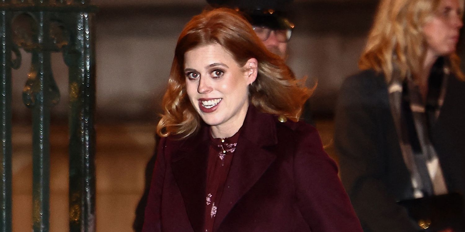 Princess Beatrice’s Wine-Red Look Displayed Her Baby Bump