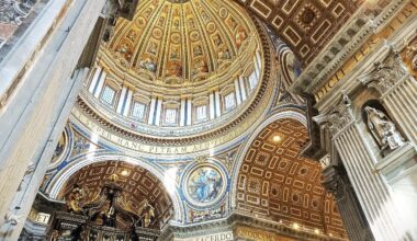 The stunning St Peter's Basilica, Vatican 2024
