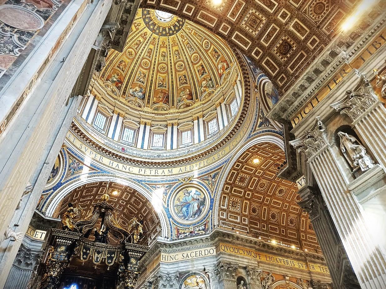The stunning St Peter's Basilica, Vatican 2024