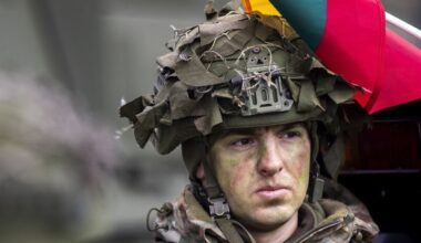 La Lituanie s'engage à porter ses dépenses de défense à 5-6 % du PIB pour lutter contre la menace russe