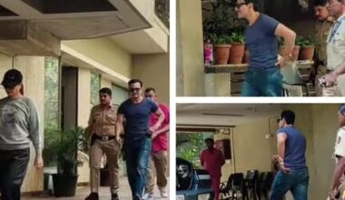 Entertainment News Live Today January 26, 2025: Saif Ali Khan steps out of home with Kareena Kapoor for first time after knife attack, heavy security covers them. Watch