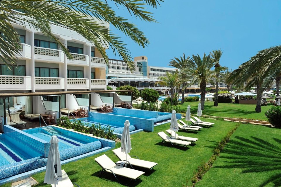 At Athena Beach you can even book a room with your own private pool