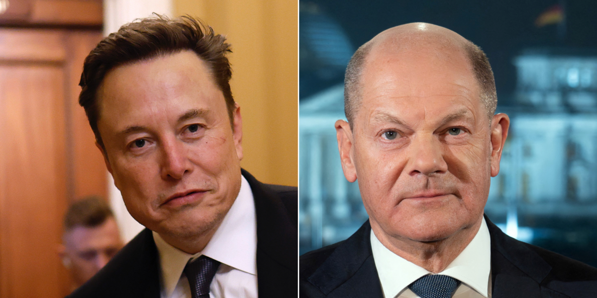 Elon Musk blasted by German Chancellor in New Year address for election involvement