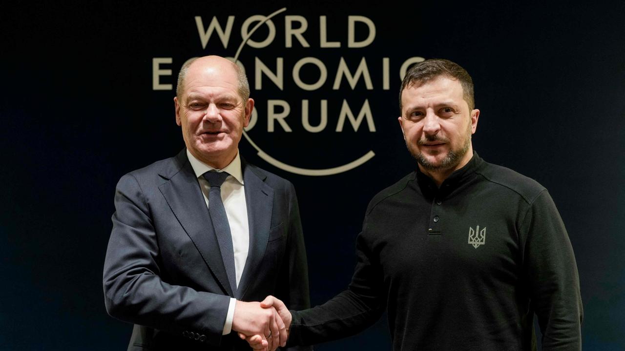 Europa bringt sich in Davos für Trump in Stellung