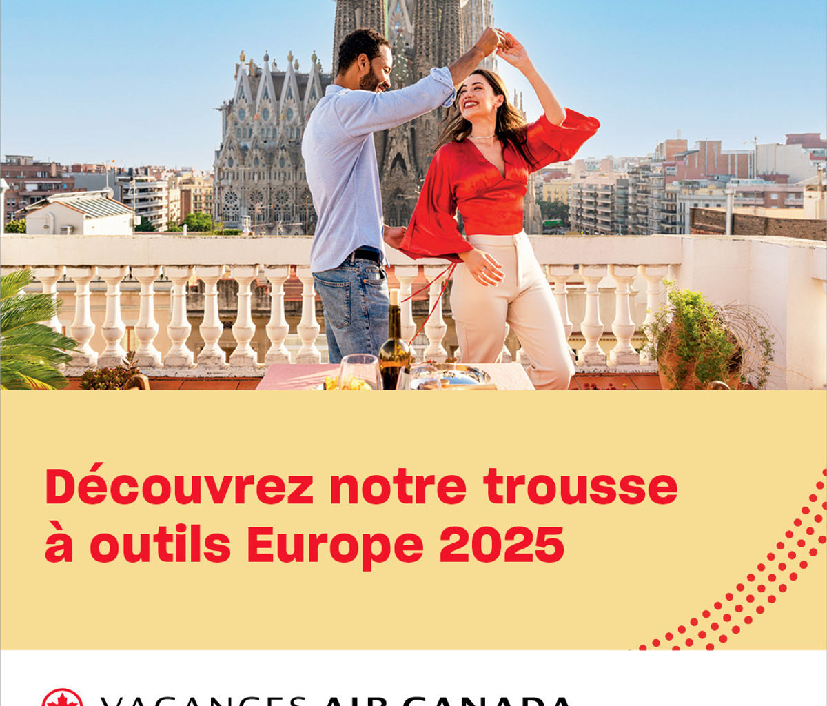 Vacances Air Canada lance sa trousse à outils Europe 2025 pour agents de voyages