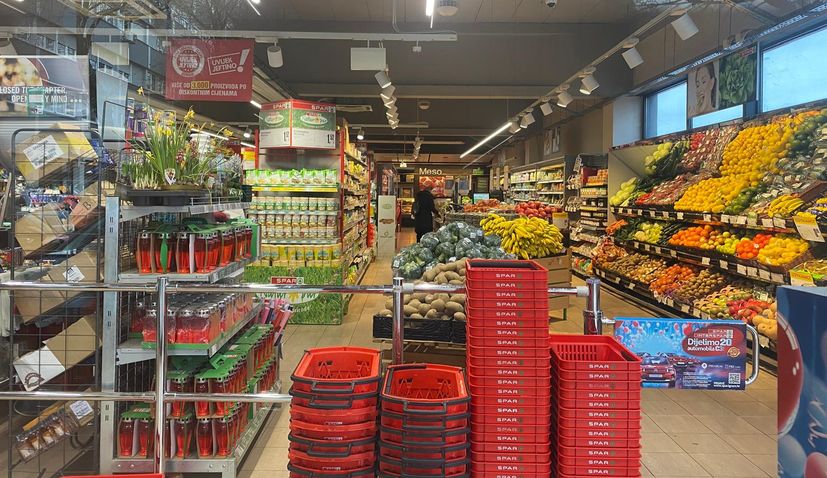 Spar supermarket Croatia