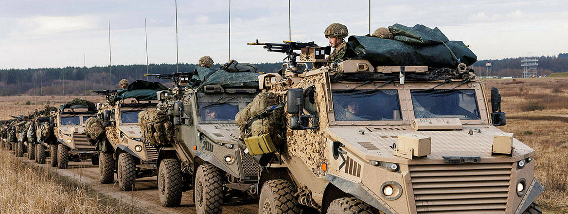 Preparing the defences: UK forces in Poland as part of Exercise Steadfast Defender 2024, which saw troops deploy across the entirety of NATO's eastern flank