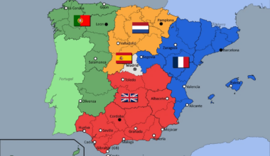 Gentlemen, I think this is a fair way to handle our rightful claims? We could even create a little reservation in the middle for the Native Spaniards, which doubles as a Zoo.