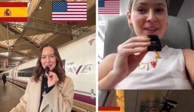 Una estadounidense que vive en España, muy clara con cómo es viajar en tren por nuestro país: «Nosotros no tenemos...»