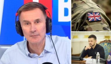 Jeremy Hunt backs UK troops on Ukraine border, labelling it the 'only way' to secure ‘sustainable peace’