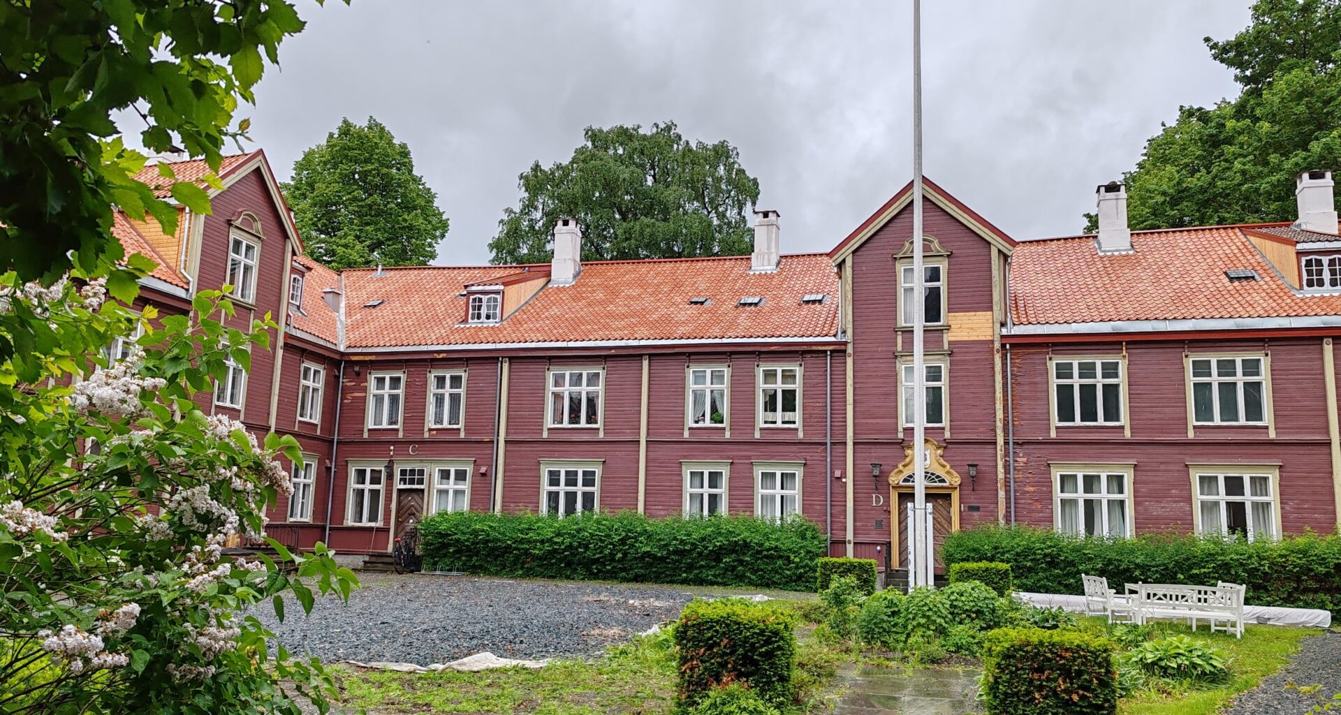Trondheim, Norway. Old orphanage built in wood,18th century .