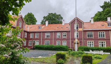 Trondheim, Norway. Old orphanage built in wood,18th century .