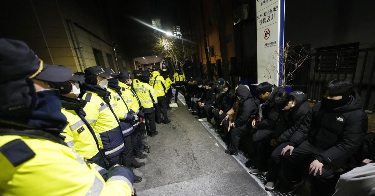 South Korea's impeached president is arrested over martial law declaration