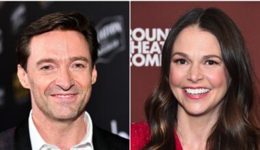 Hugh Jackman, Sutton Foster hold hands amid romance rumors