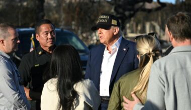 After fires, Trump urges overhaul of California water policy