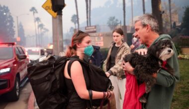 Amid fires, a fine line between work and well-being
