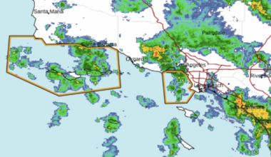 Flash flood warnings for some L.A. burn areas as storm intensifies