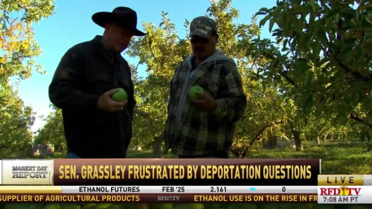 Zero Impact on the Economy: Sen. Grassley weighs in on the impact of Trump's deportation efforts