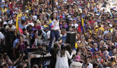 Venezuelas Oppositionsführerin Machado kurzzeitig festgesetzt