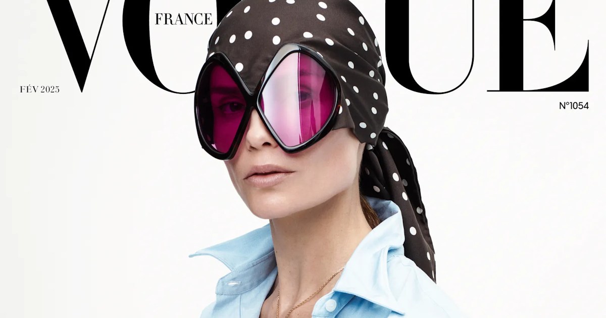 Natasha Poly Vogue France February 2025