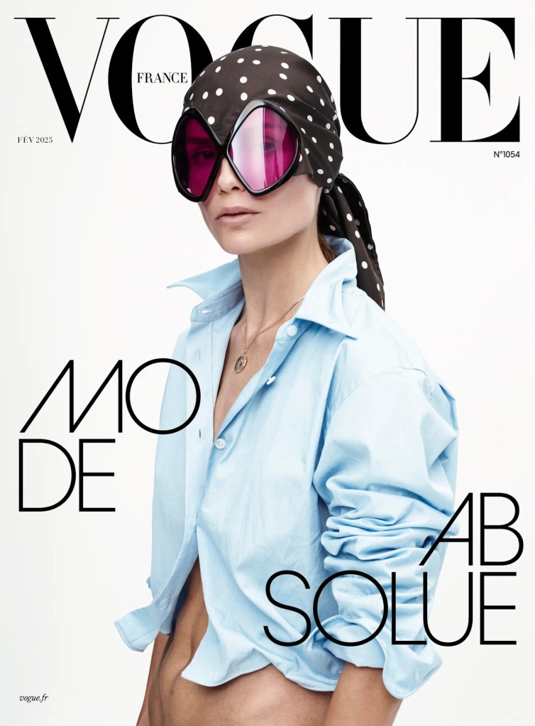 Vogue France February 2025 : Natasha Poly by Willy Vanderperre